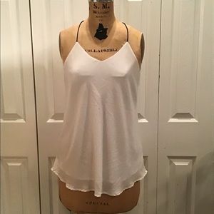 Lightweight white cami